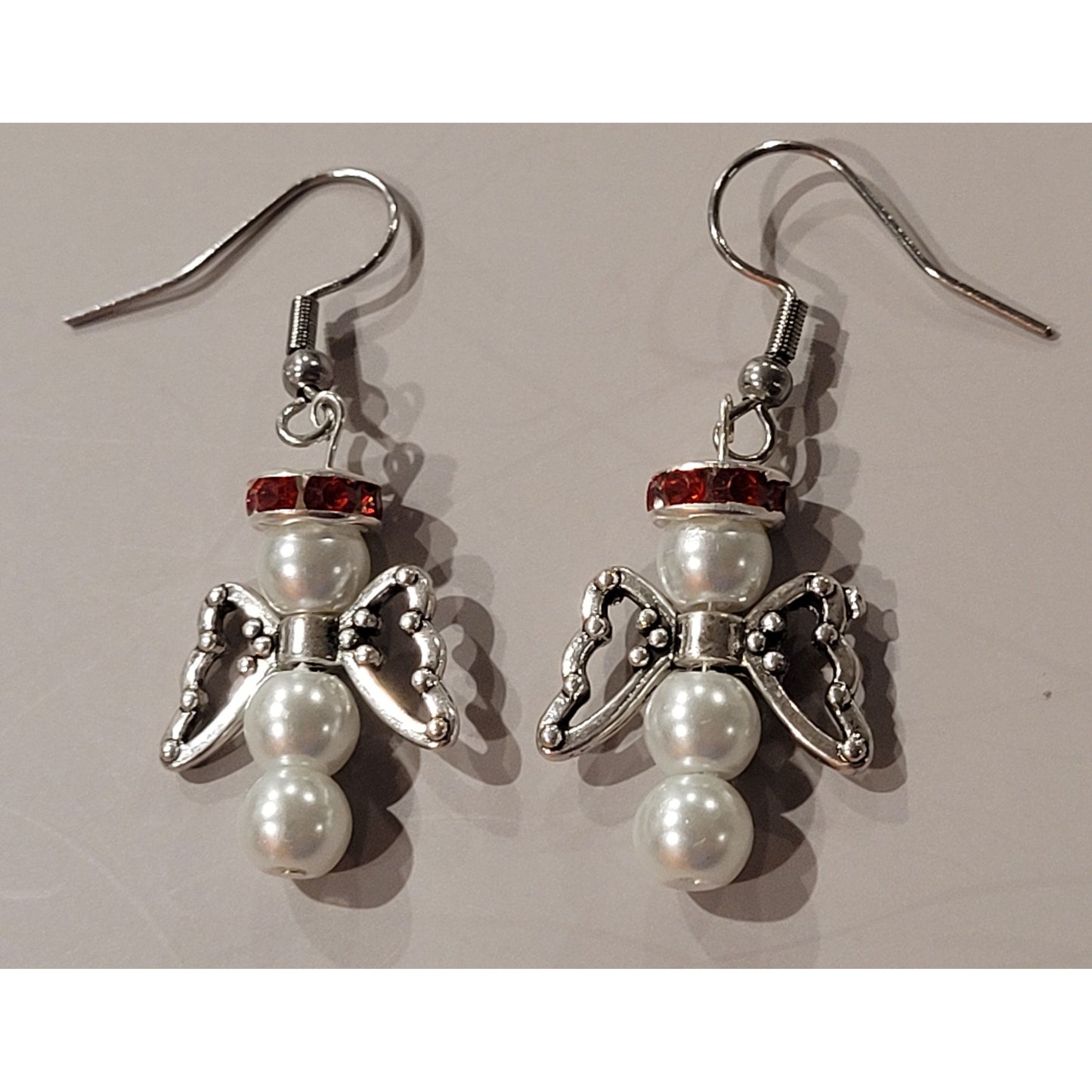 X Christmas Angel - Blue Halo Earrings