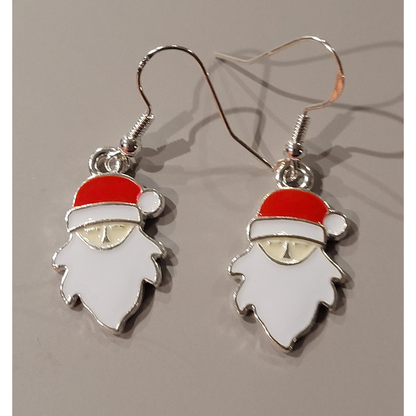 X Christmas Santa Earrings