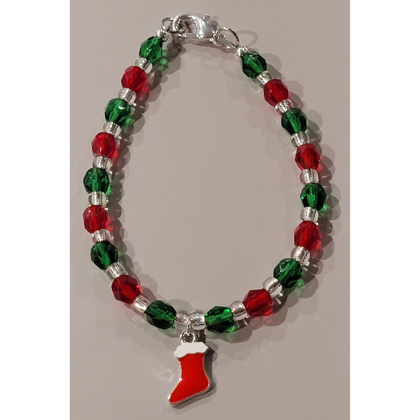 X Christmas Stocking Bracelet