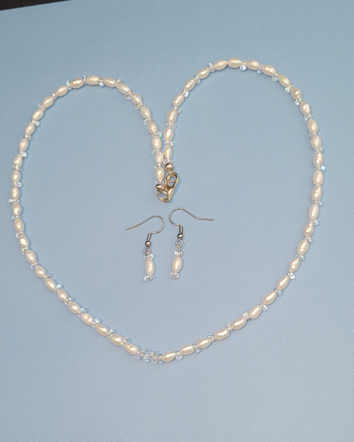 Pearls & Offset Crystal