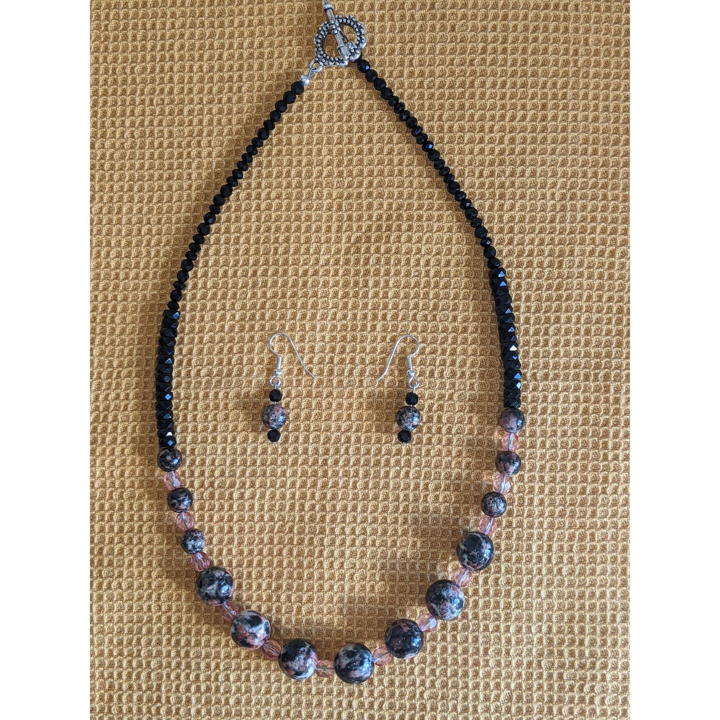 JS19 Mexican Red Snowflake Obsidian