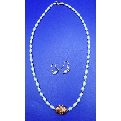 Pearls w/Chinese Bead & GP Spacers