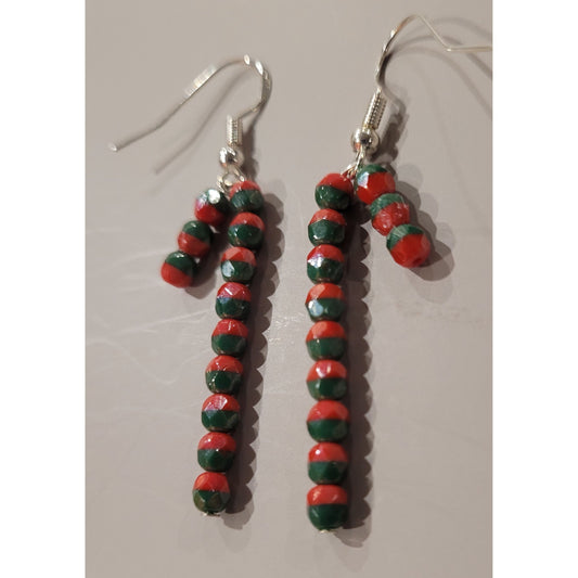 Christmas Candy Cane - Red and Green