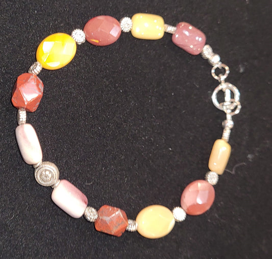 A3 Mookaite Faceted stones