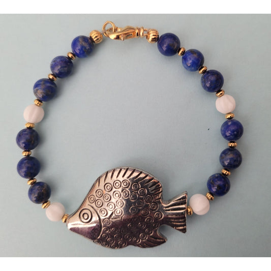 B13 Fish Charm Bracelet