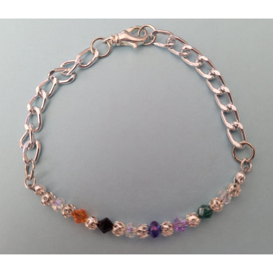 B15 Czech Crystal Bracelet with lobster clasp