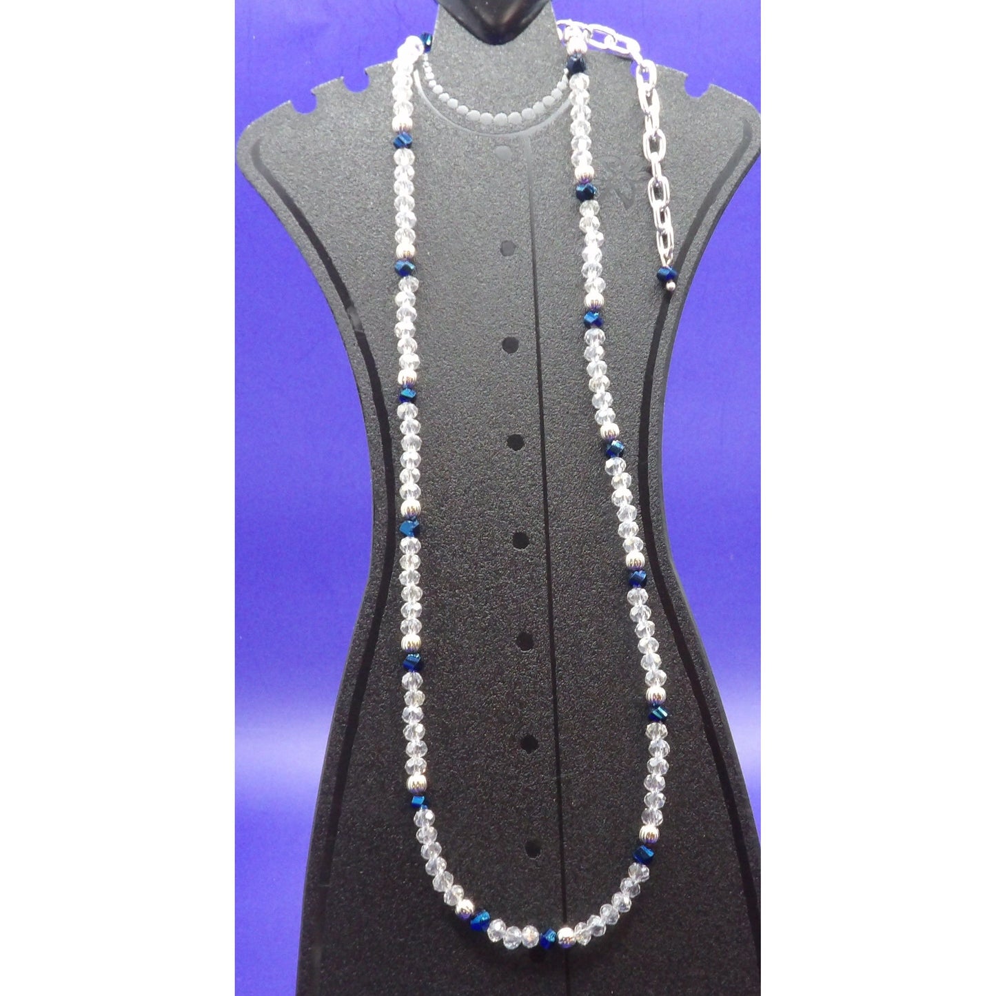 Bridal Set - Czech Crystals Choker w/ Extension