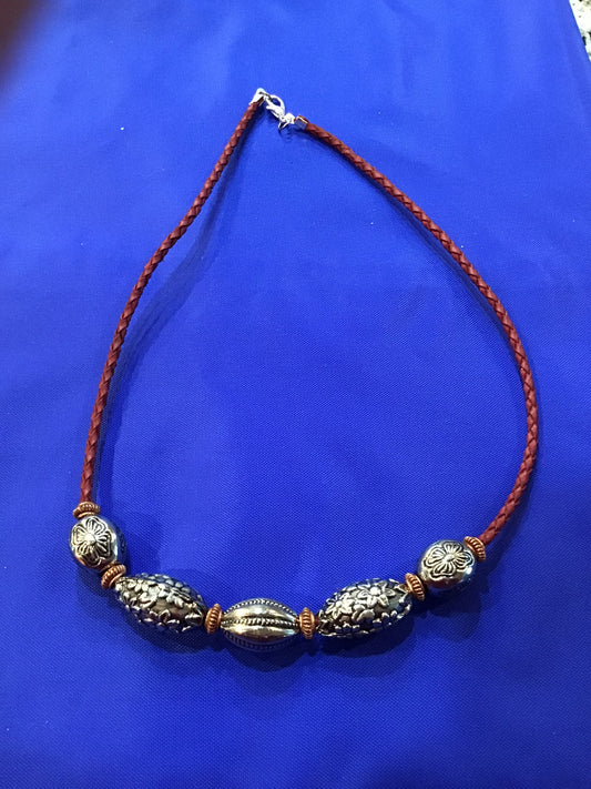 N50 Men’s Leather Necklace