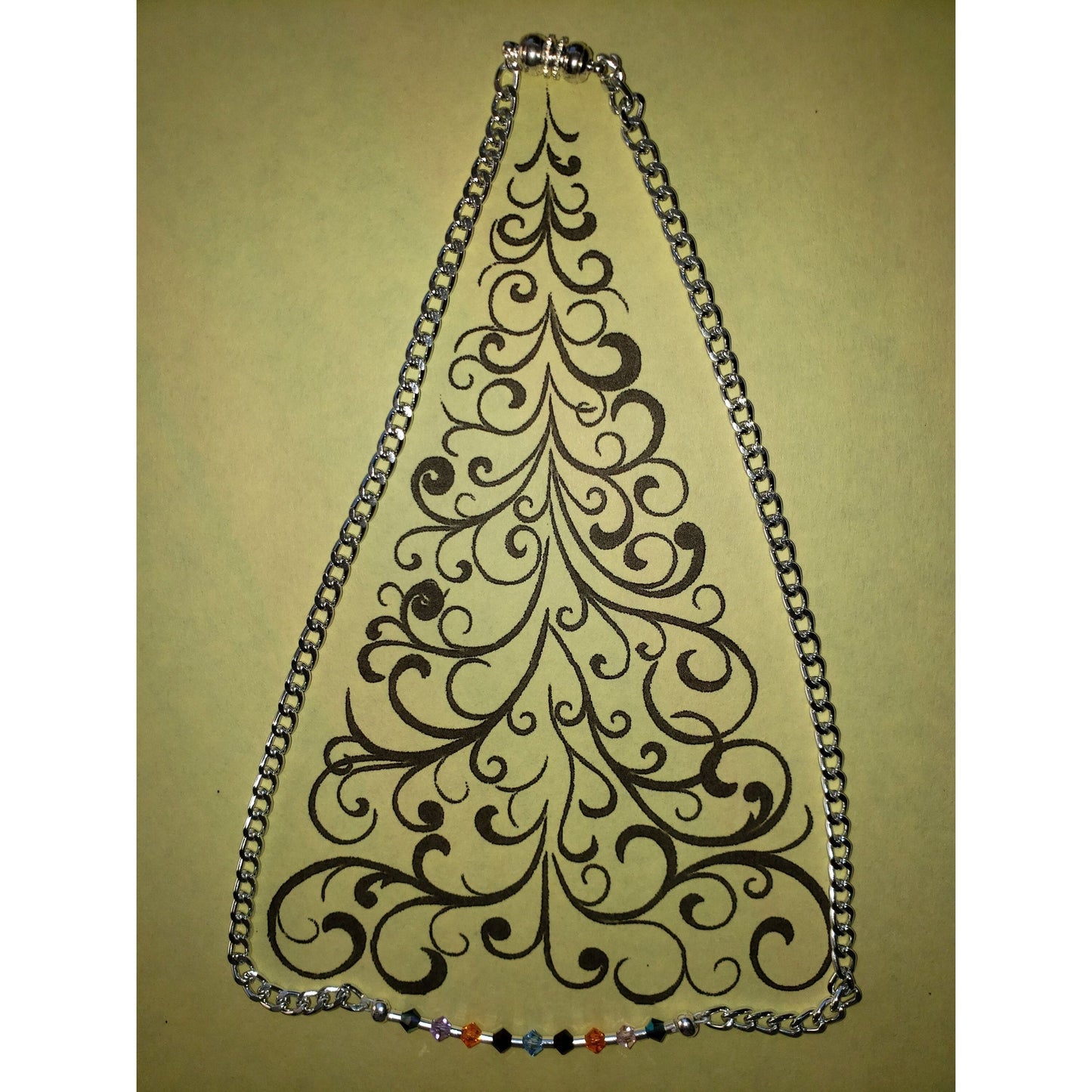 N27 Czech Crystal Chain Necklace - 18"