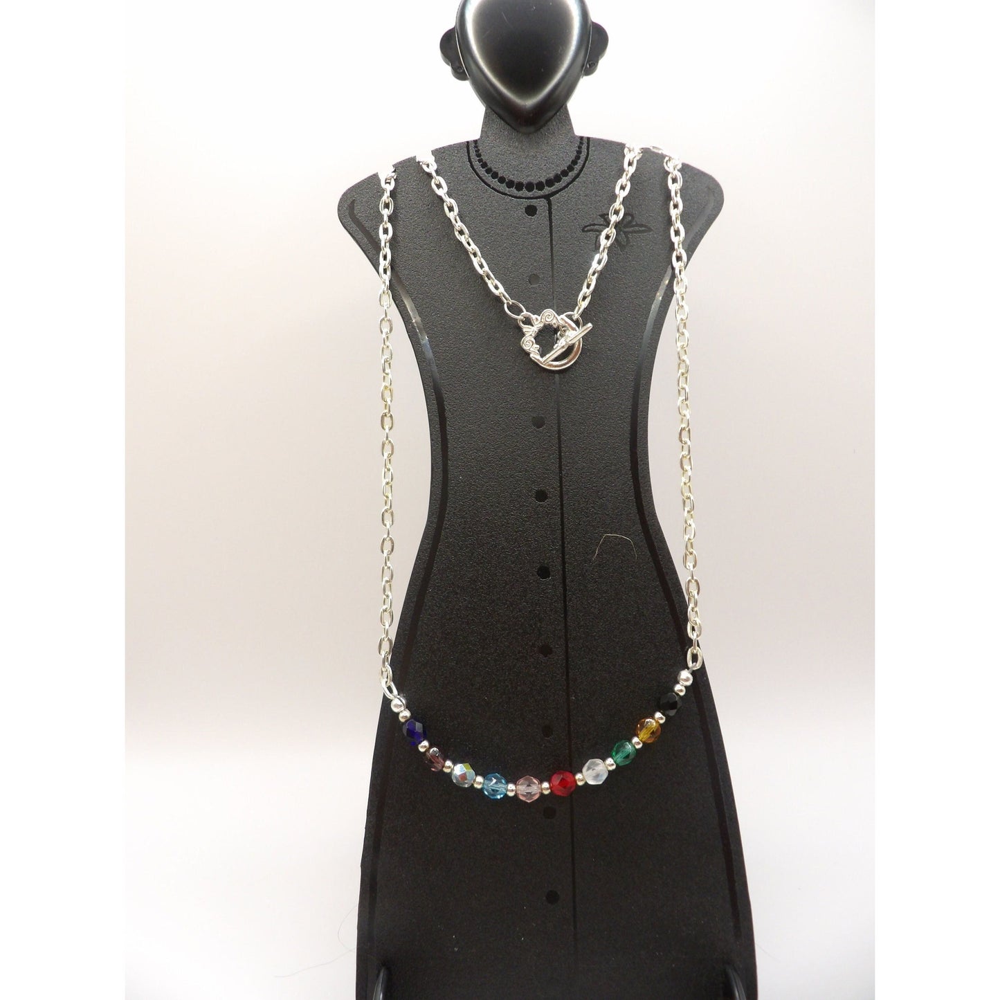 N5 - Crystal Chain Necklace - 23"
