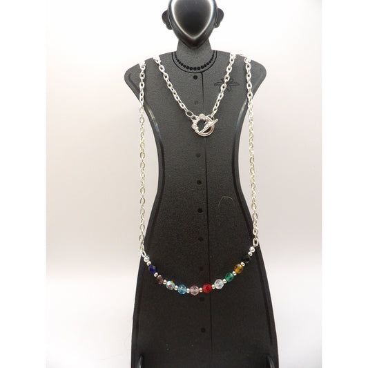 N5 - Crystal Chain Necklace - 23"
