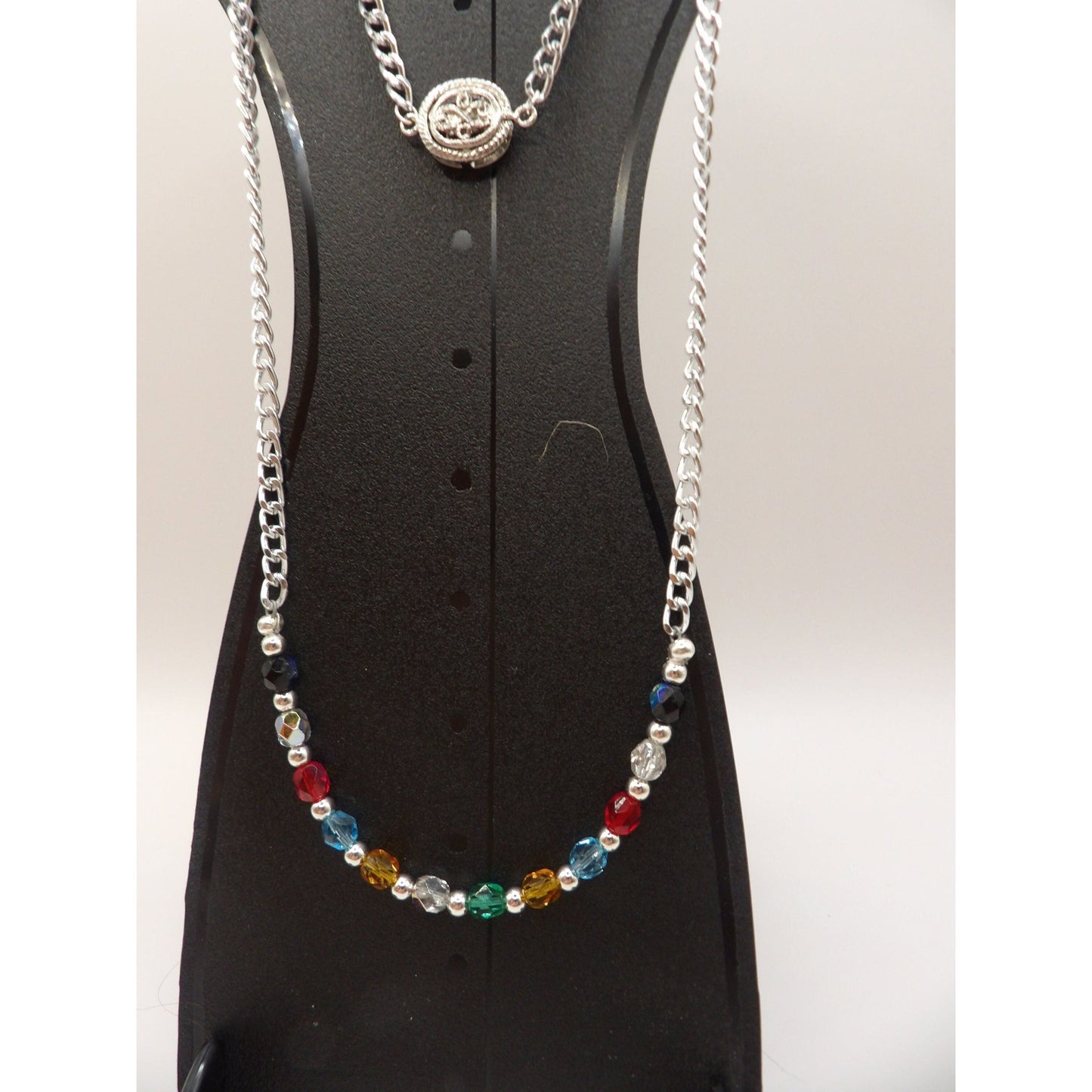 N6 - Crystal Necklace  - 23"