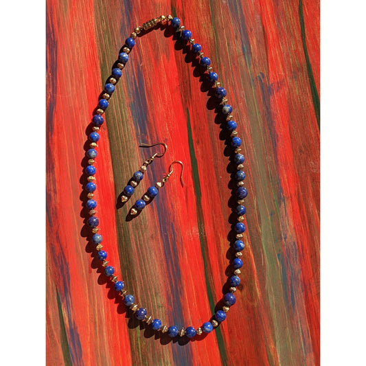 JS17 Lapis Lazuli with GP Beads