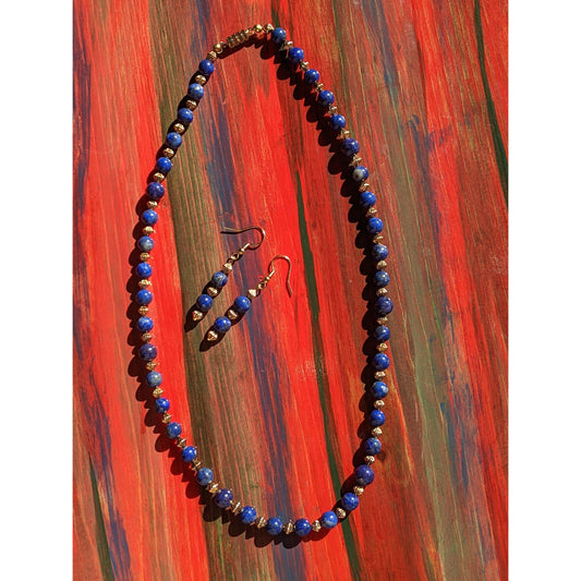 Lapis Lazuli with GP Beads